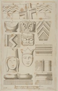 Frammenti di scultura in pietra dall